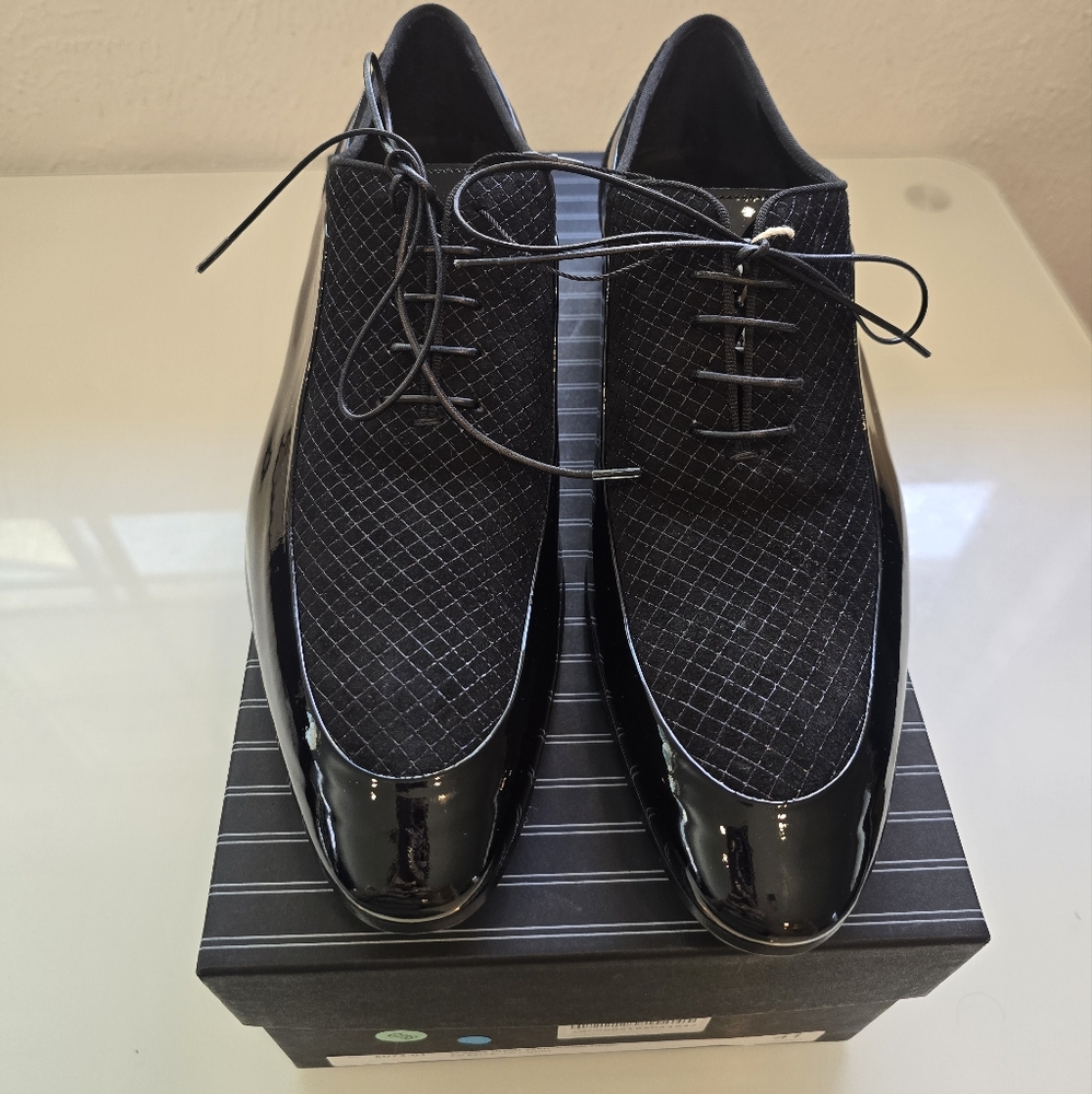 Giovanni Conti- Elegant Black Men's Dress Shoes